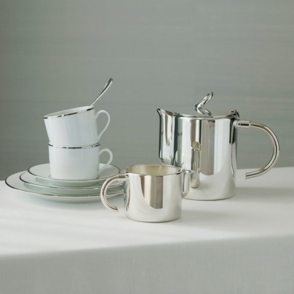 Hot Beverage Jug Vertigo Silver plated